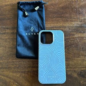 Burga tough iPhone 14 pro max case in calm sailing pattern